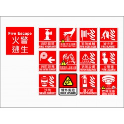 消防用品識別牌